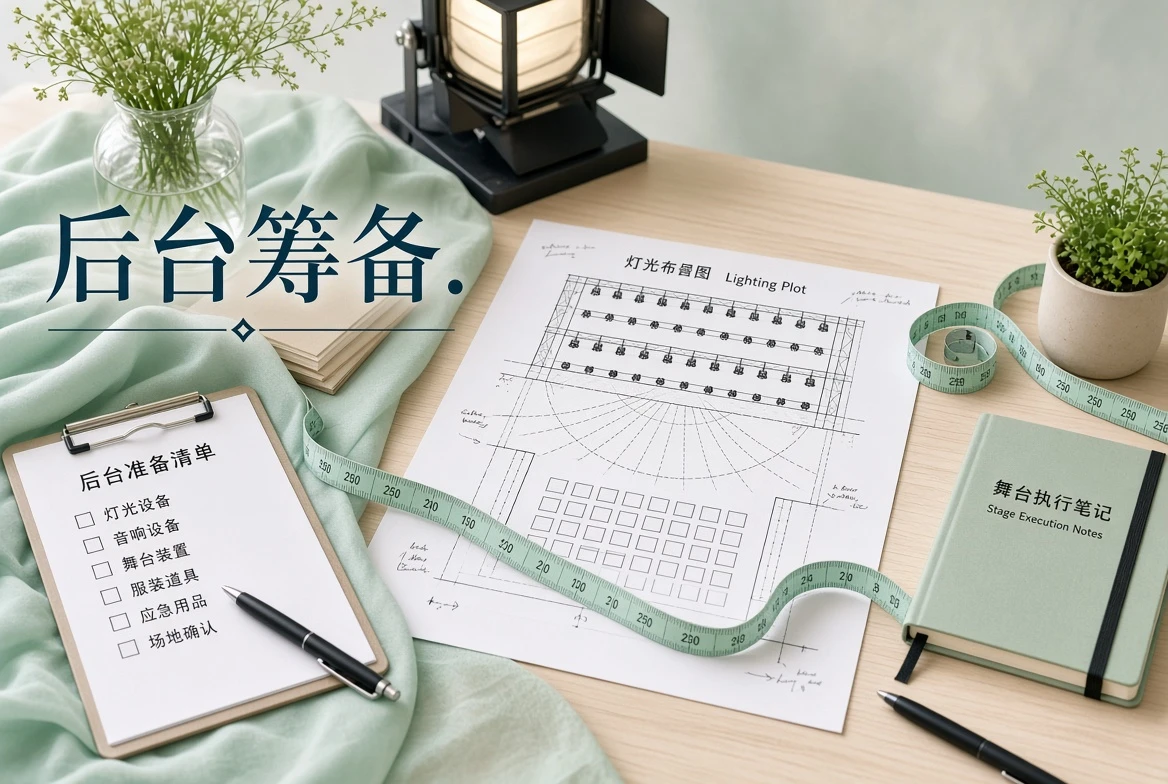 后台筹备主题画面